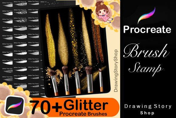 70 Procreate Glitter Brushes