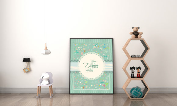 A Modern Minimalist Kids Room or Nursery