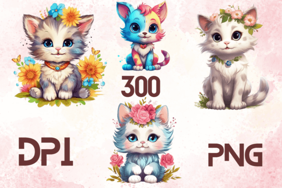 Cute Lovely Baby Cats Sublimation 11: A Delightful Addition to Creative Projects