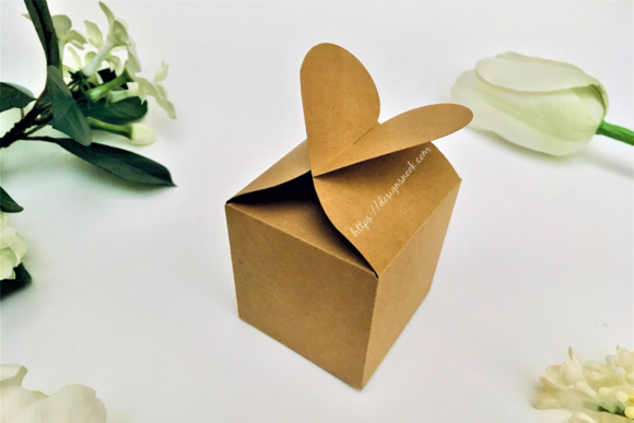 Heart Shaped Cube Box Template: A Creative and Practical Design