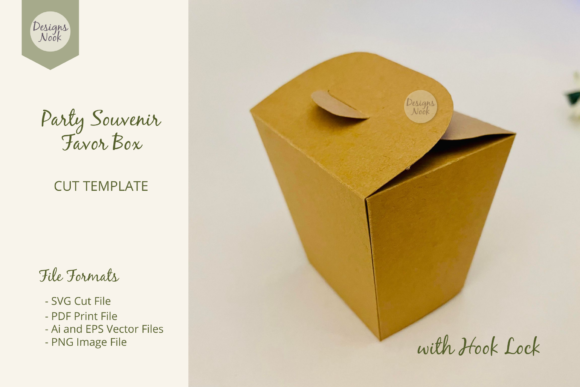 Party Favor Box Cut File for Creative Projects