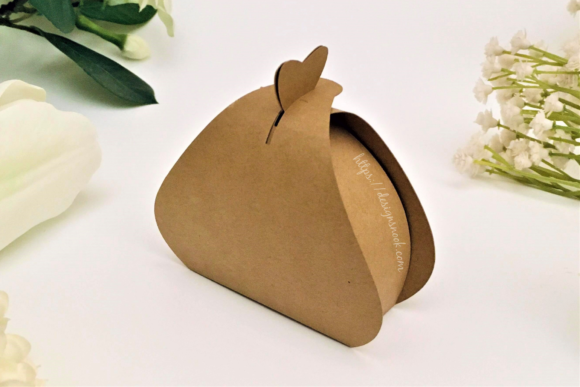 Tear Drop Shaped Candy Holder Box
