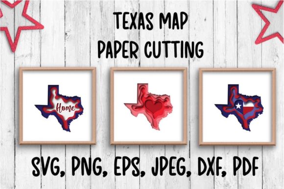 Texas Map Paper Cutting: A Creative and Patriotic Craft